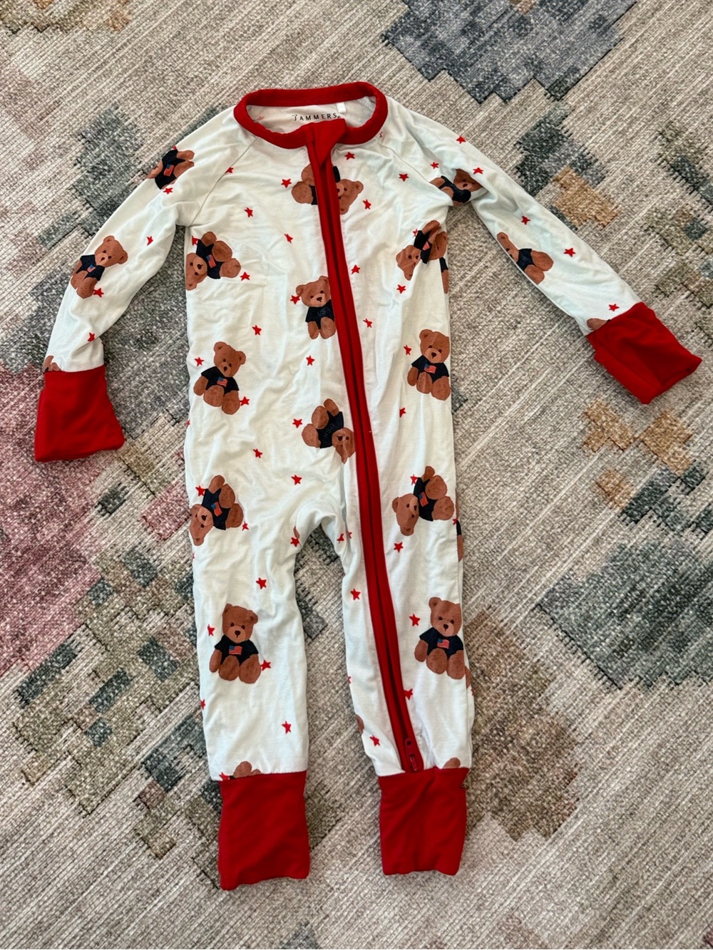 In My Jammers Star Spangled Teddy Pajamas - Never worn - ordered the wrong size!